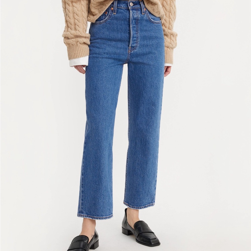 LEVI RIBCAGE ANKLE JEANS